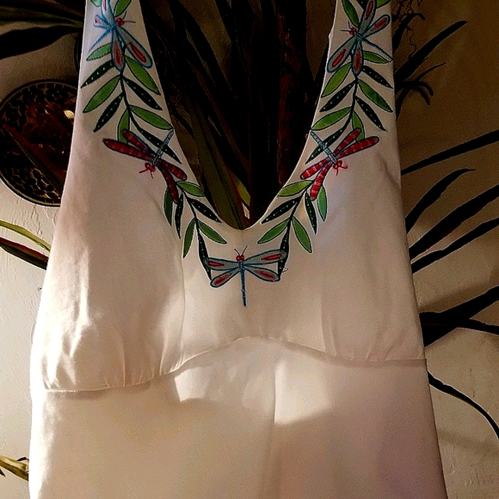 Gorgeous Embroidered Bamboo Traders Halter